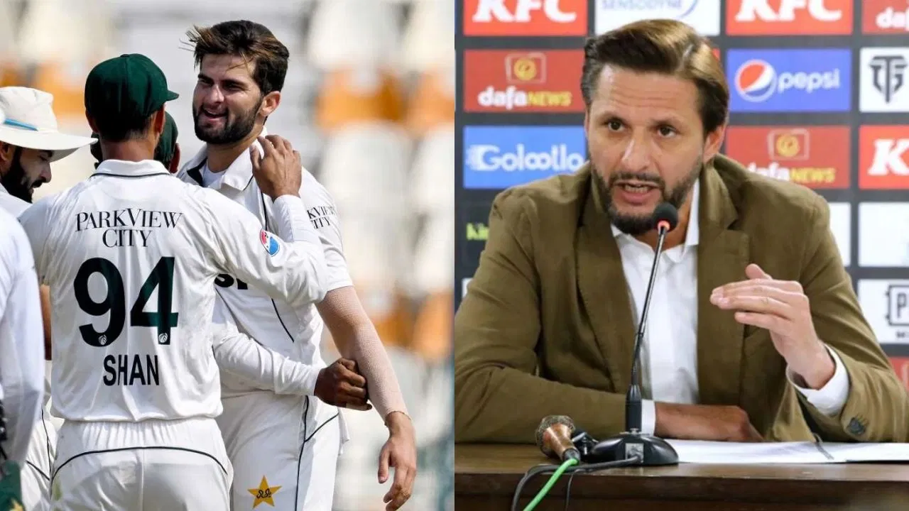 Shahid Afridi And Shaheen Afridi