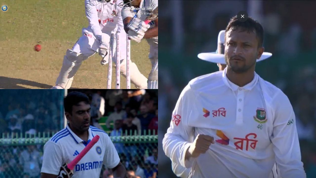 Shakib Al Hasan Castles Ravichandran Ashwin