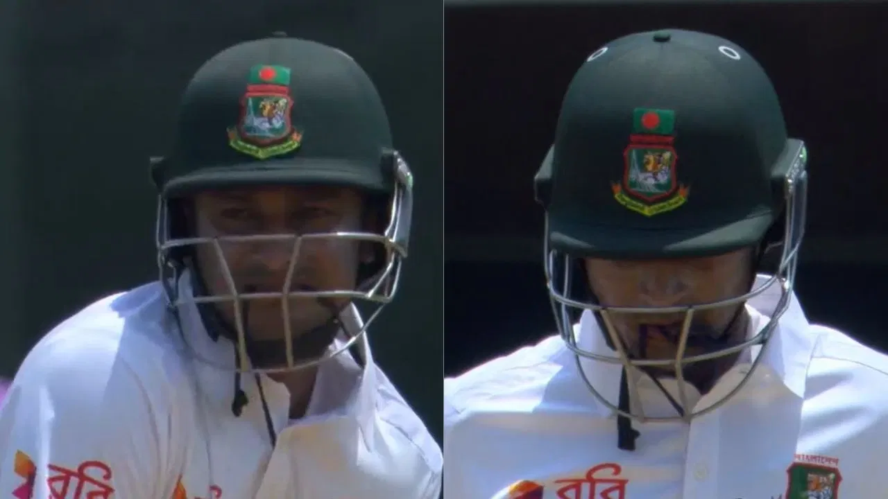 Shakib Al Hasan Chewing