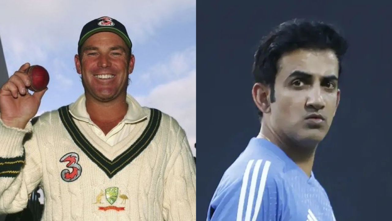 Shane Warne And Gautam Gambhir