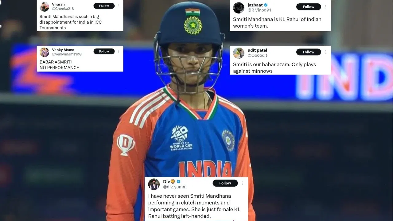 Smriti Mandhana Slammed