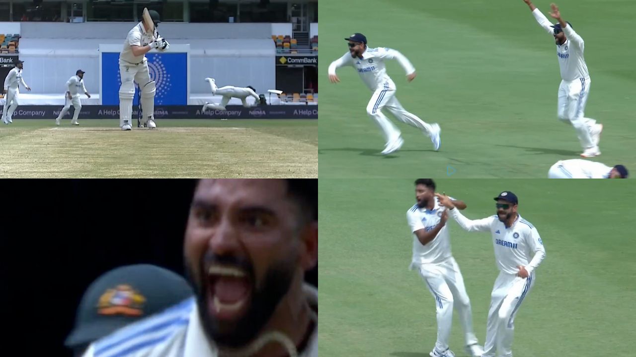 Watch: Mohammed Siraj, Virat Kohli Celebrate Steve Smith's Wicket In ...