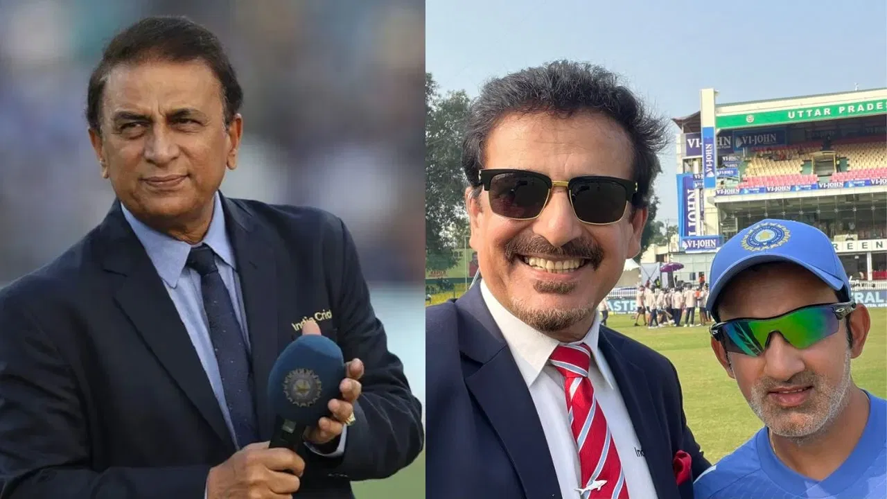 Sunil Gavaskar And Athar Ali Khan