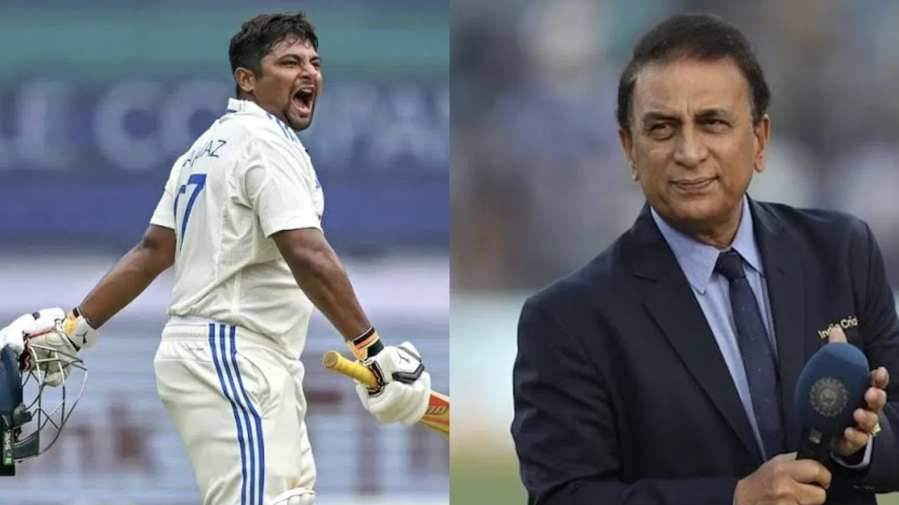 Sunil Gavaskar And Sarfaraz Khan