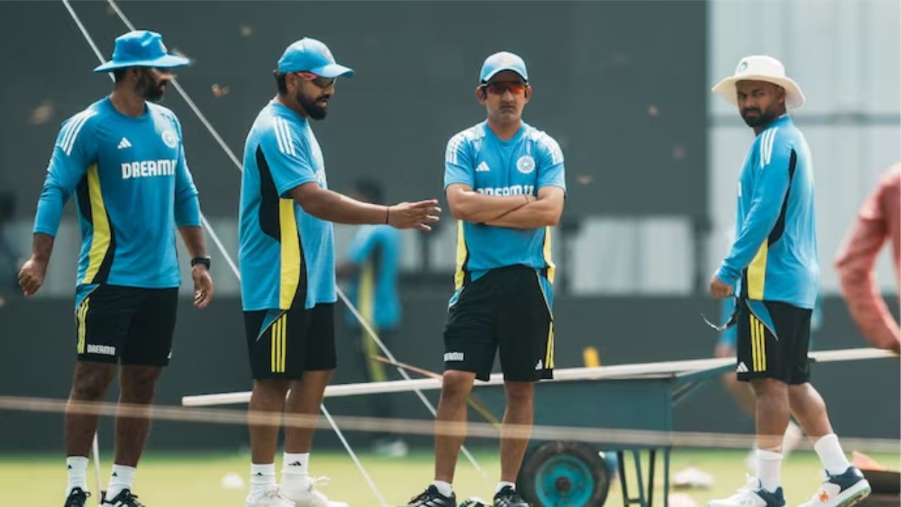 Team India At Practice Session