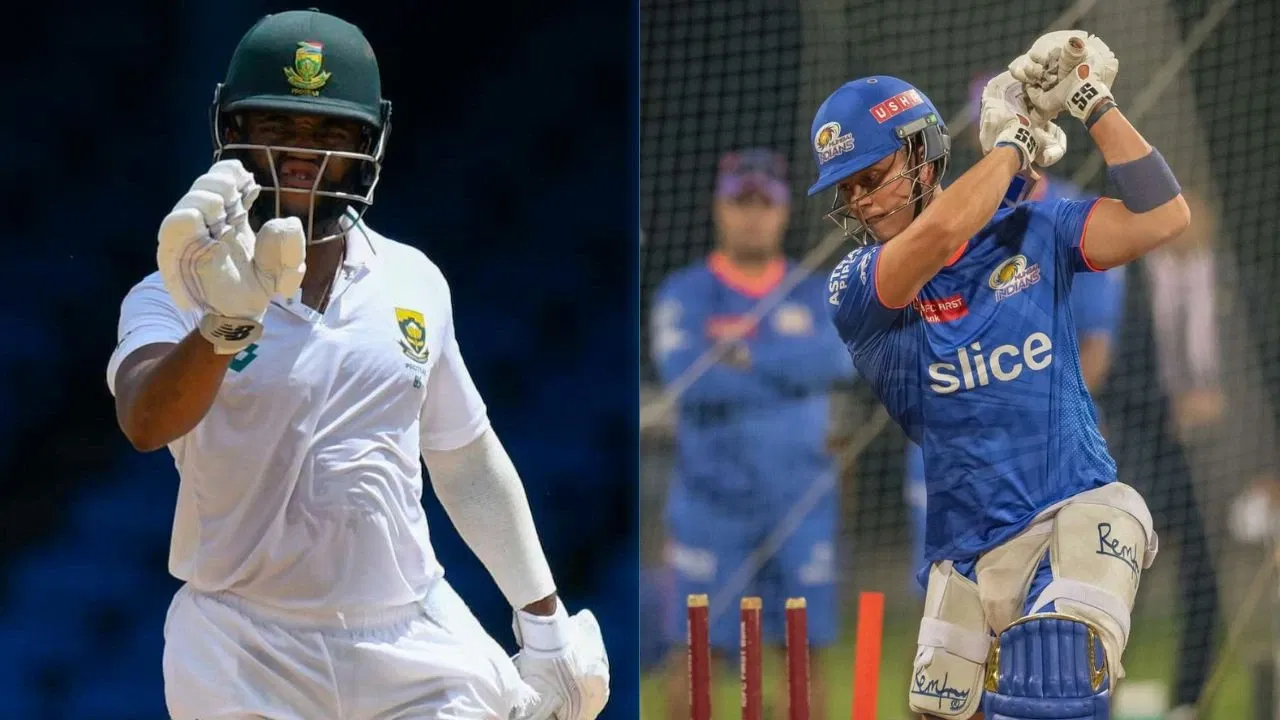 Temba Bavuma And Dewald Brevis