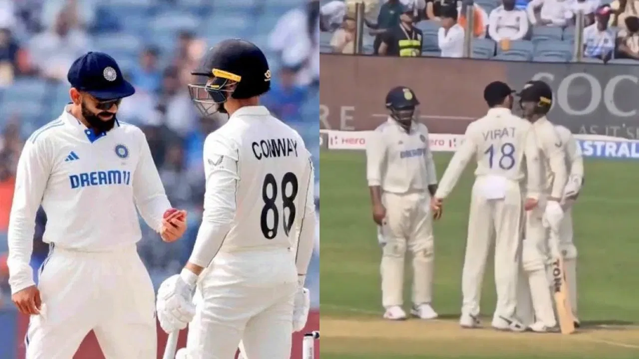 Virat Kohli And Devon Conway Banter