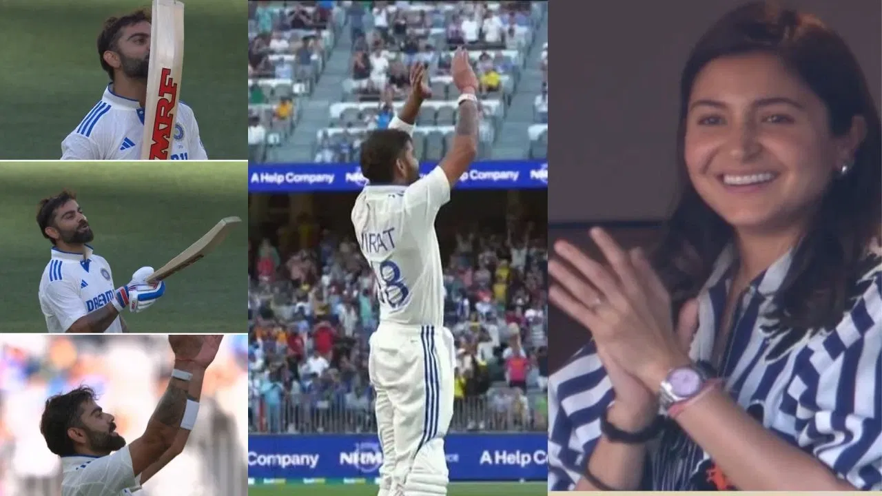 Virat Kohli Flying Kiss To Anushka Sharma