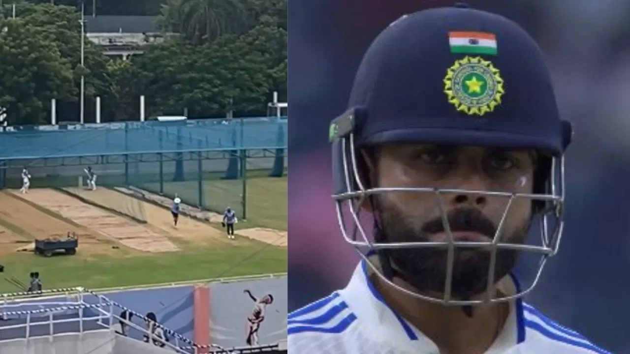 Virat Kohli In Nets