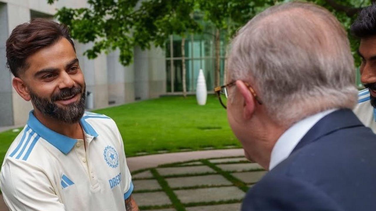 Virat Kohli With Australian PM Anthony Albanese