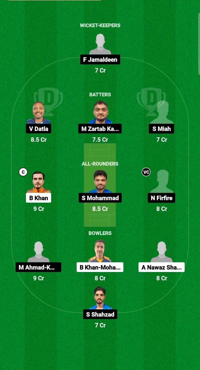 AS vs CM Dream11 Prediction Fantasy Cricket Tips Dream11 Team Kuwait T20 Challengers Trophy