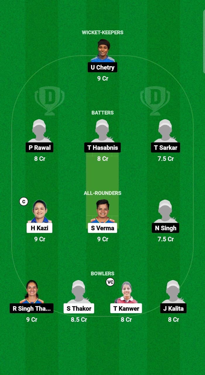 IN-D-W vs IN-B-W Dream11 Prediction Fantasy Cricket Tips Dream11 Team Indian Women’s Domestic T20 Challenger Trophy