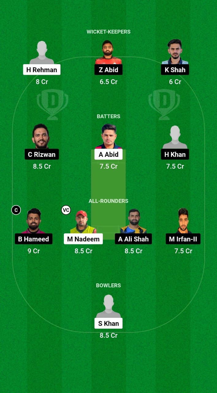 ABD vs SHA Dream11 Prediction Fantasy Cricket Tips Dream11 Team Emirates D10