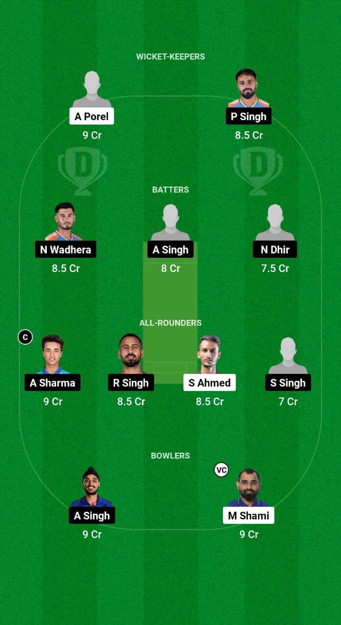 BEN vs PUN Dream11 Prediction Fantasy Cricket Tips Dream11 Team Indian Domestic T20 Trophy