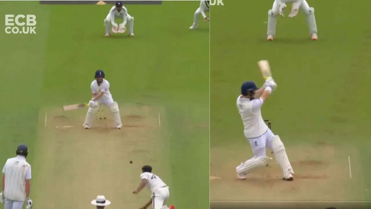 Ben Duckett Reverse Scoop Off Akash Deep