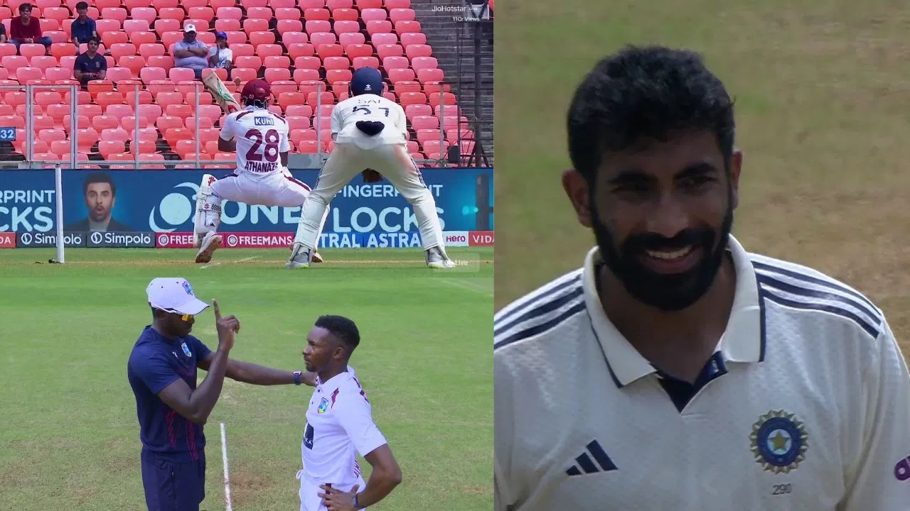 Watch Jasprit Bumrah S Lethal Bouncer Injures Alick Athanaze Long Break Follows