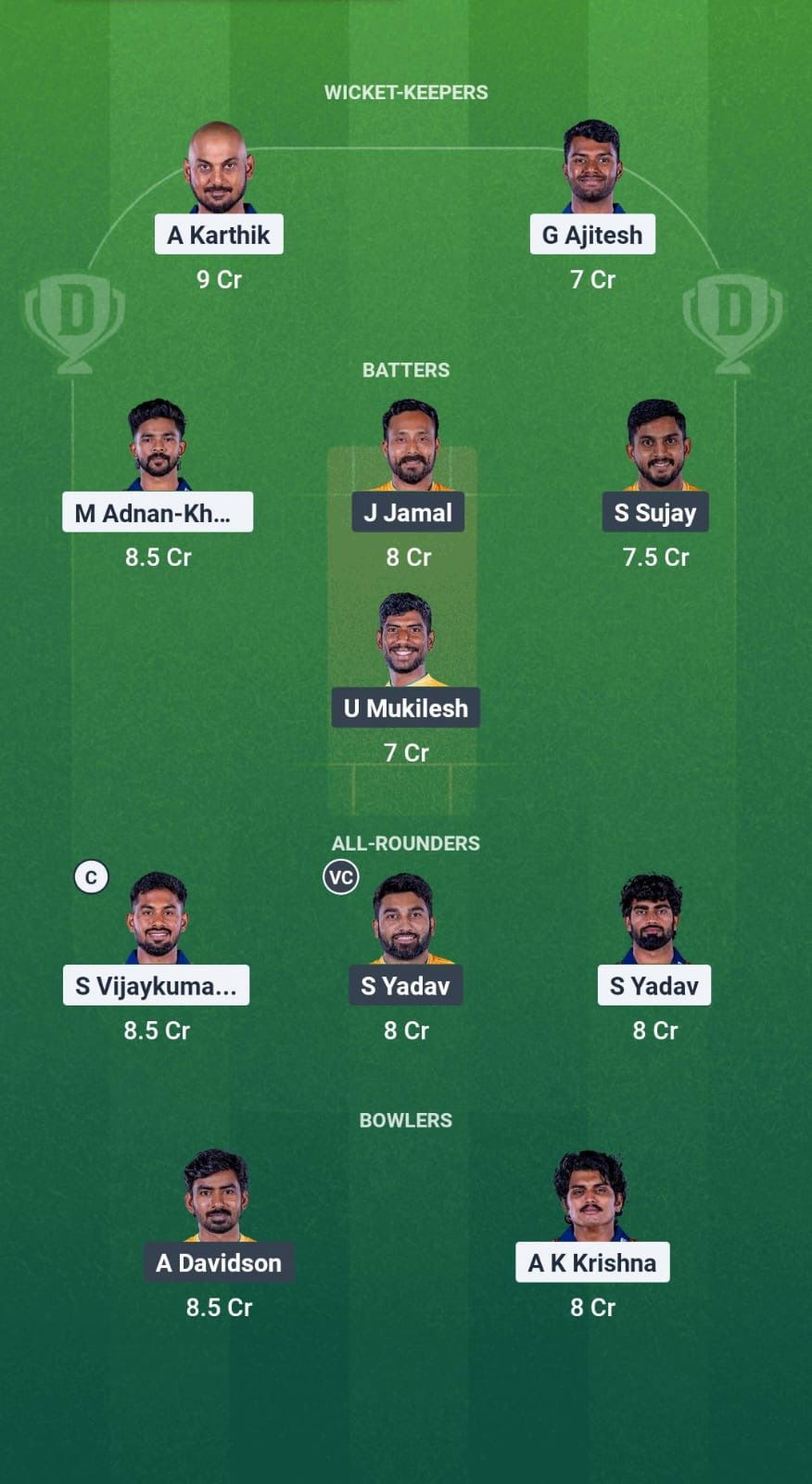 063bcecd 9a75 4cd1 B898 70e22518d5ab NRK vs TGC Dream11 Prediction Fantasy Cricket Tips Dream11 Team TNPL T20