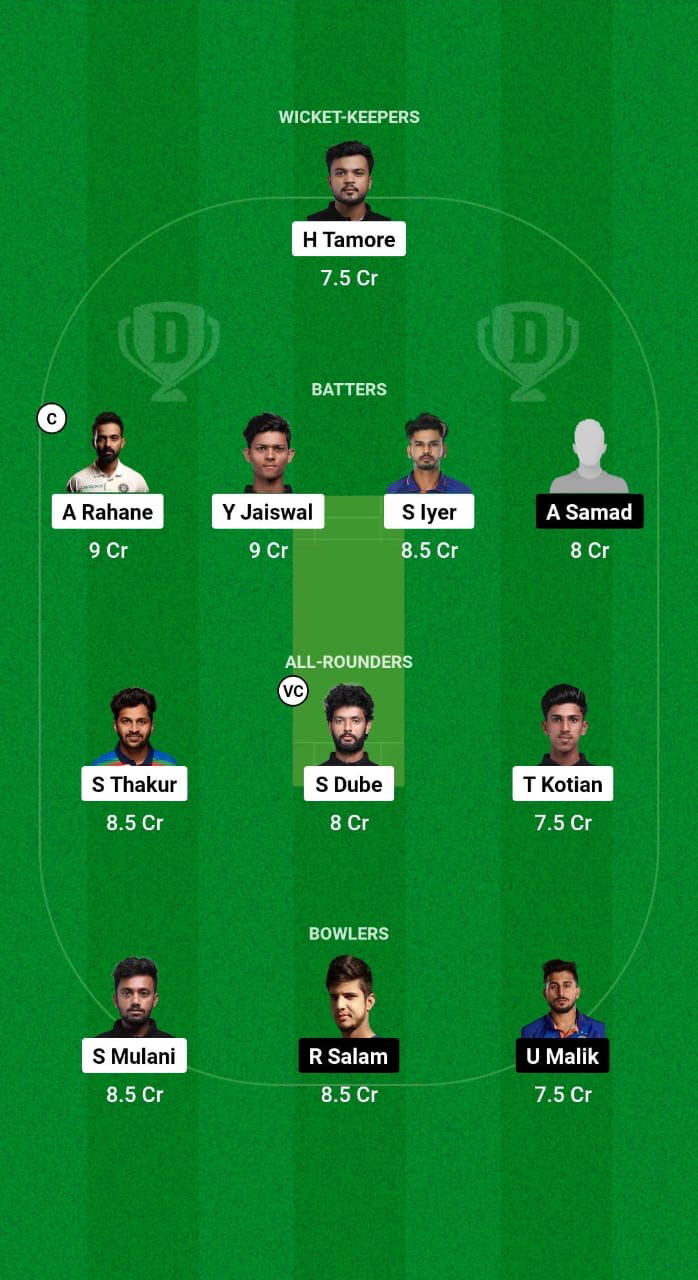 MUM vs JAM Dream11 Prediction Fantasy Cricket Tips Dream11 Team India Domestic Test Championship