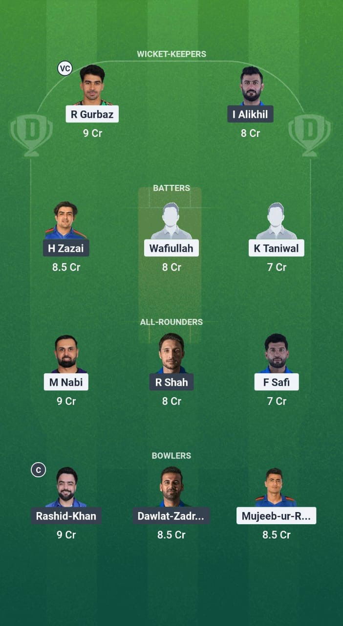 0b91b294 037a 4188 B760 1ac3856a60ee MAK vs SG Dream11 Prediction Fantasy Cricket Tips Dream11 Team Afghanistan T20 Shpageeza Cricket League