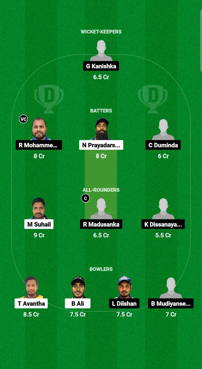 RLC vs SUL Dream11 Prediction Fantasy Cricket Tips Dream11 Team Kuwait Challengers League B T20 2024 