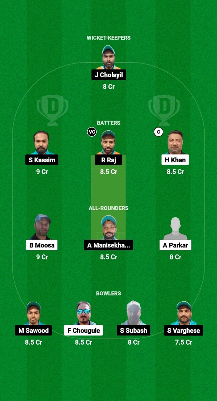 GC vs PST Dream11 Prediction Fantasy Cricket Tips Dream11 Team Kuwait Challengers League B T20 2024 