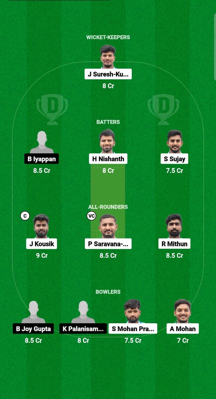 COM vs TRU Dream11 Prediction Fantasy Cricket Tips Dream11 Team Tamil Nadu T20 SS Rajan Trophy 2024 