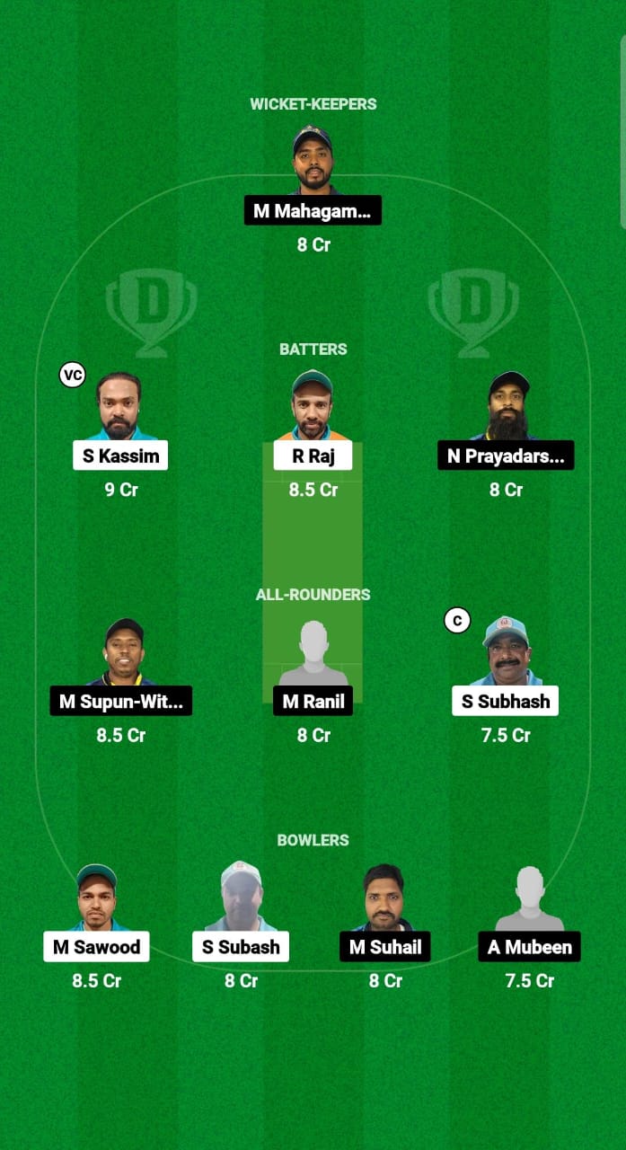 PST vs RLC Dream11 Prediction Fantasy Cricket Tips Dream11 Team Kuwait Challengers League B T20 2024 