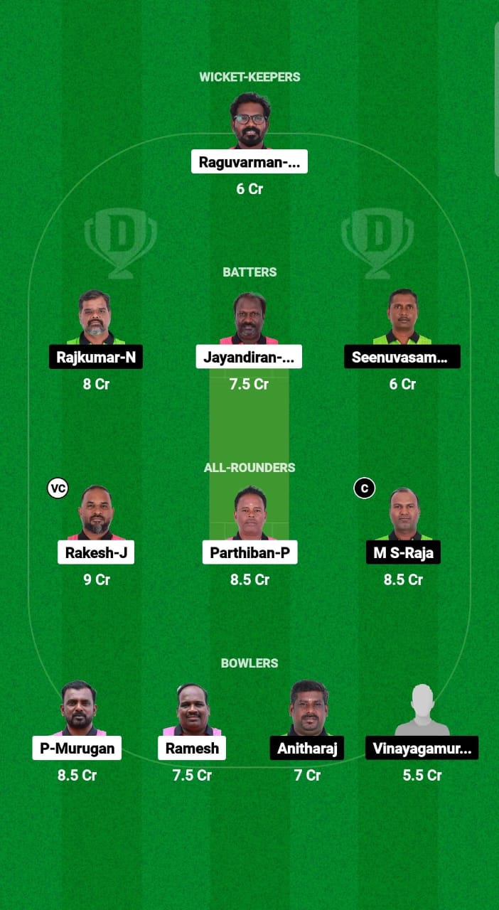 PSXI vs PWXI Dream11 Prediction Fantasy Cricket Tips Dream11 Team Pondicherry T10 2025 