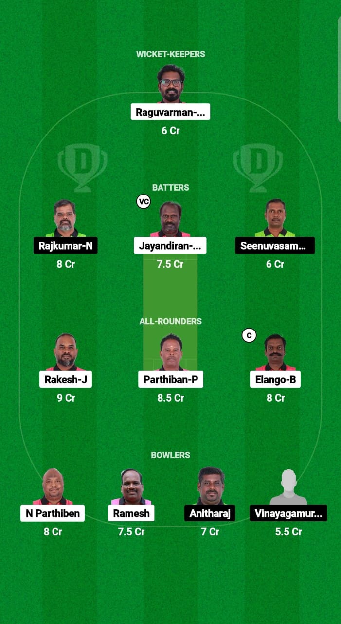 PSXI vs PWXI Dream11 Prediction Fantasy Cricket Tips Dream11 Team Pondicherry T10 2025 