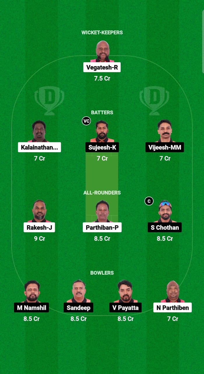 PSXI vs MXI Dream11 Prediction Fantasy Cricket Tips Dream11 Team Pondicherry T10 2025 