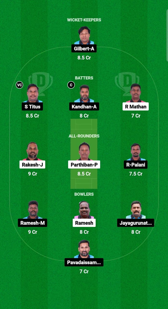 PSXI vs PNXI Dream11 Prediction Fantasy Cricket Tips Dream11 Team Pondicherry T10 2025 