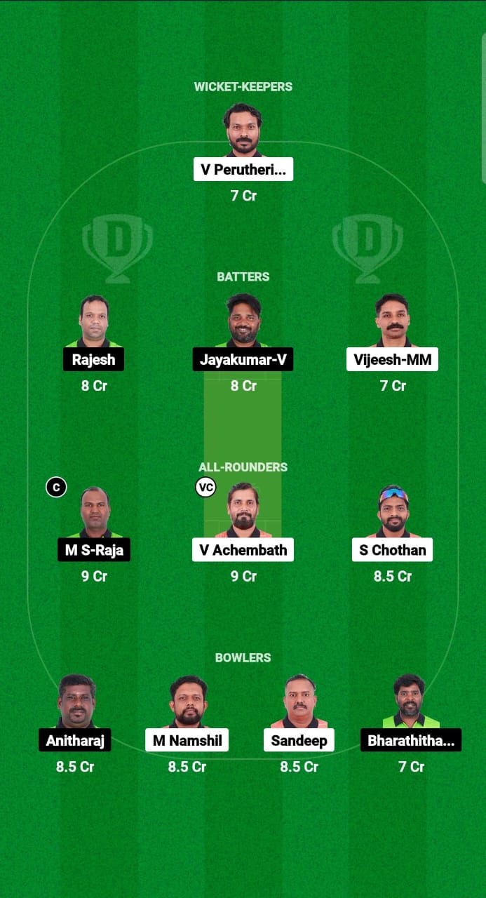 MXI vs PWXI Dream11 Prediction Fantasy Cricket Tips Dream11 Team Pondicherry T10 2025 