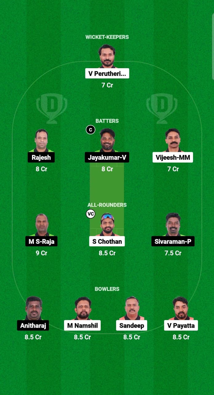 MXI vs PWXI Dream11 Prediction Fantasy Cricket Tips Dream11 Team Pondicherry T10 2025 