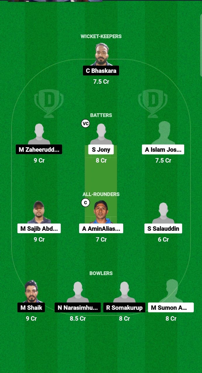 OSM vs GUC Dream11 Prediction Fantasy Cricket Tips Dream11 Team Kuwait Challengers League B T20 2024-25 