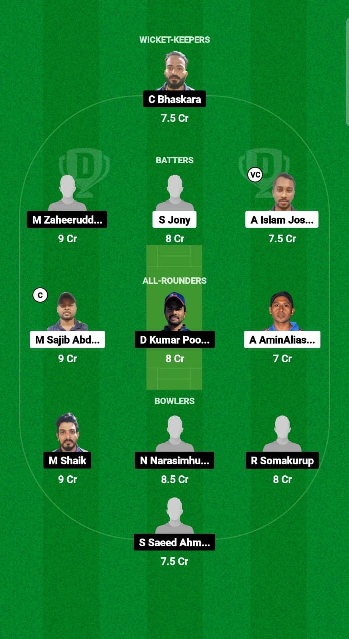 OSM vs GUC Dream11 Prediction Fantasy Cricket Tips Dream11 Team Kuwait Challengers League B T20 2024-25 