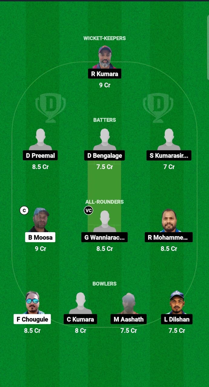 GC vs SUL Dream11 Prediction Fantasy Cricket Tips Dream11 Team Kuwait Challengers League B T20 2024-25 