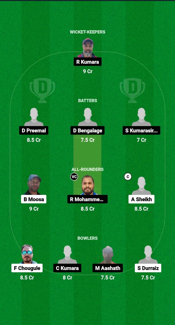 GC vs SUL Dream11 Prediction Fantasy Cricket Tips Dream11 Team Kuwait Challengers League B T20 2024-25 