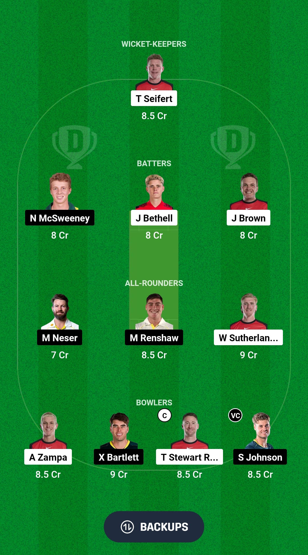 REN vs HEA Dream11 Fantasy Cricket Prediction Tips Dream11 Team BBL 2024-25 