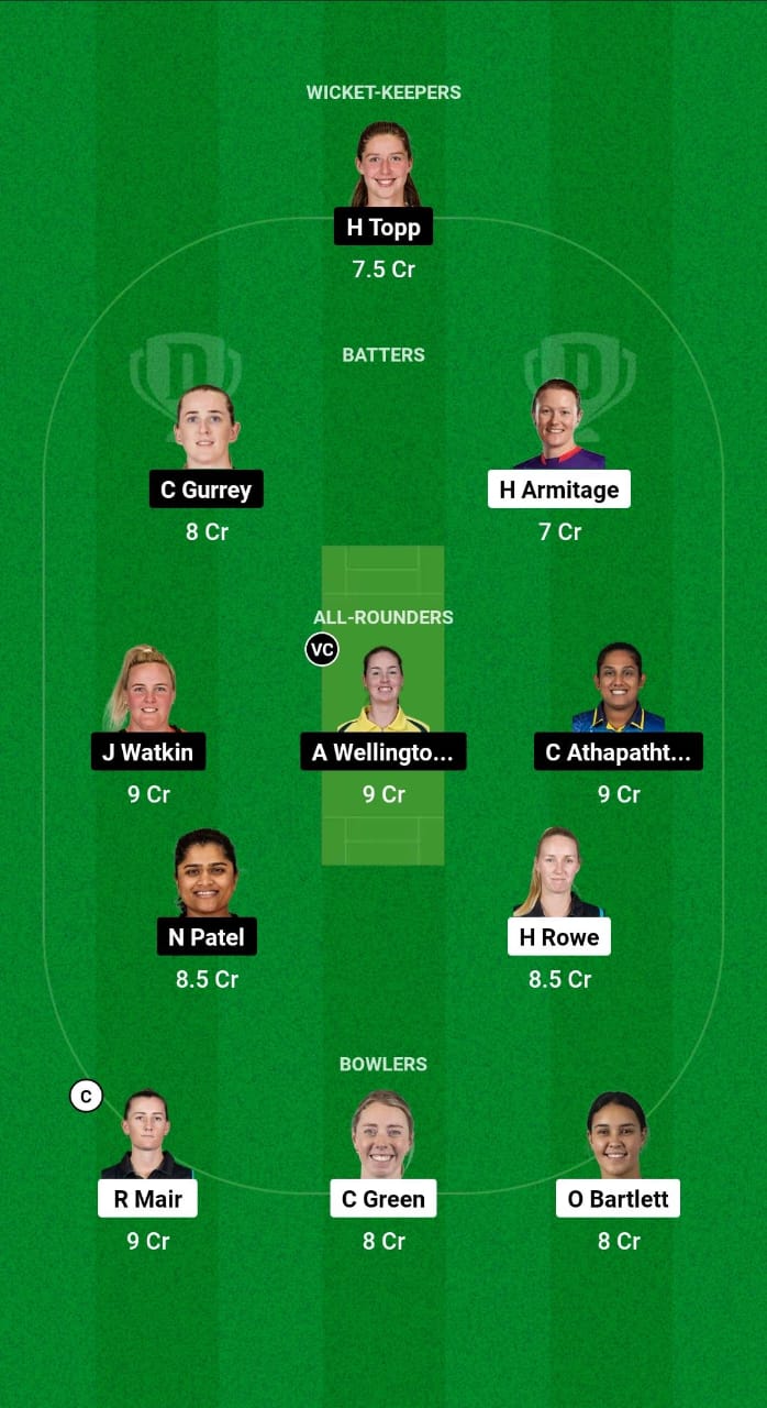 NB-W vs CH-W Dream11 Prediction Fantasy Cricket Tips Dream11 Team Dream11 Women’s Super Smash T20 2024-25 