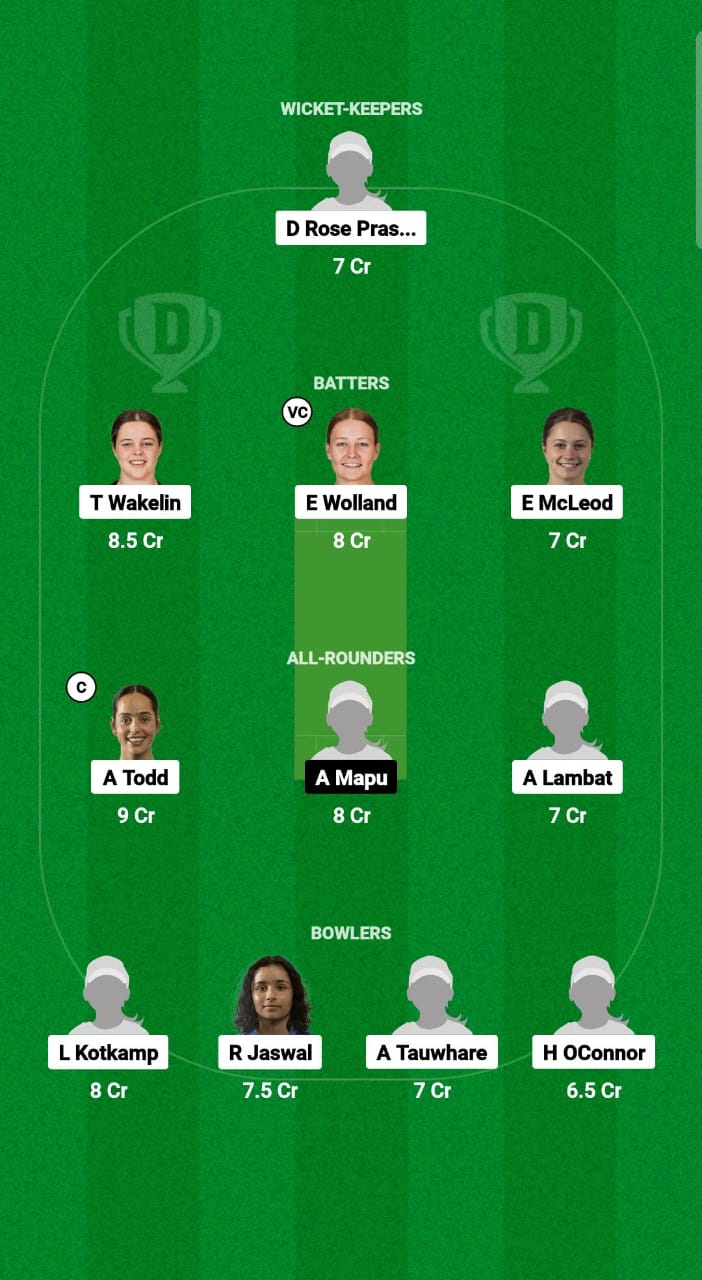 NZ-WU19 vs SAM-WU19 Dream11 Prediction Fantasy Cricket Tips Dream11 Team U19 Women’s World Cup T20 2025 