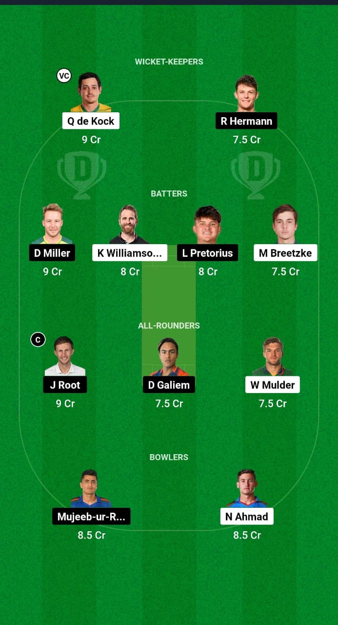 DSG vs PR Dream11 Prediction Fantasy Cricket Tips Dream11 Team SA20 League 2025 