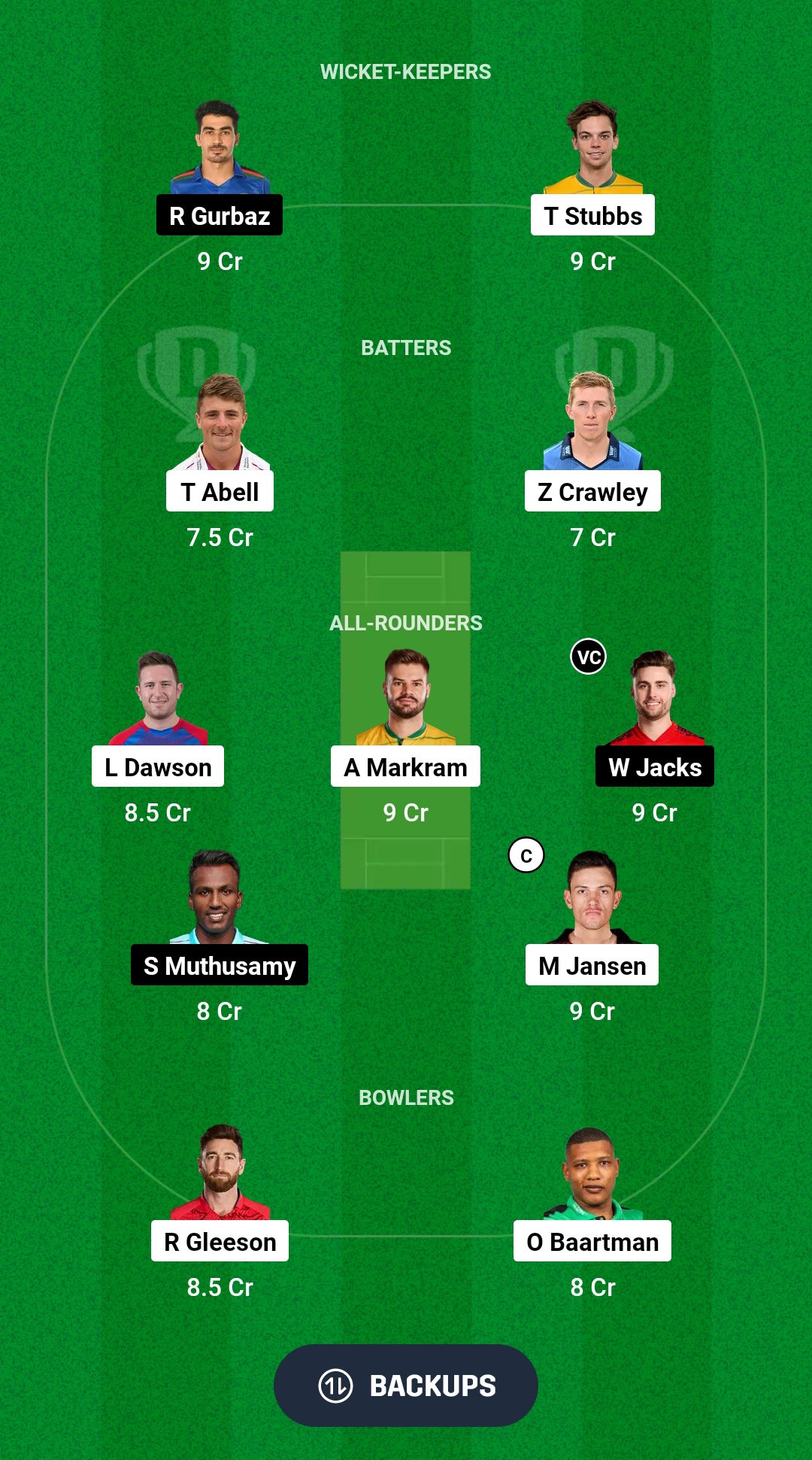 SEC vs PC Dream11 Prediction Fantasy Cricket Tips Dream11 Team SA20 League 2025 