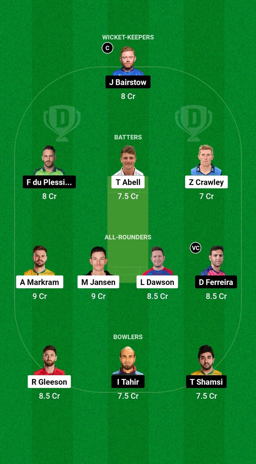 JSK vs SEC Dream11 Prediction Fantasy Cricket Tips Dream11 Team SA20 League 2025 