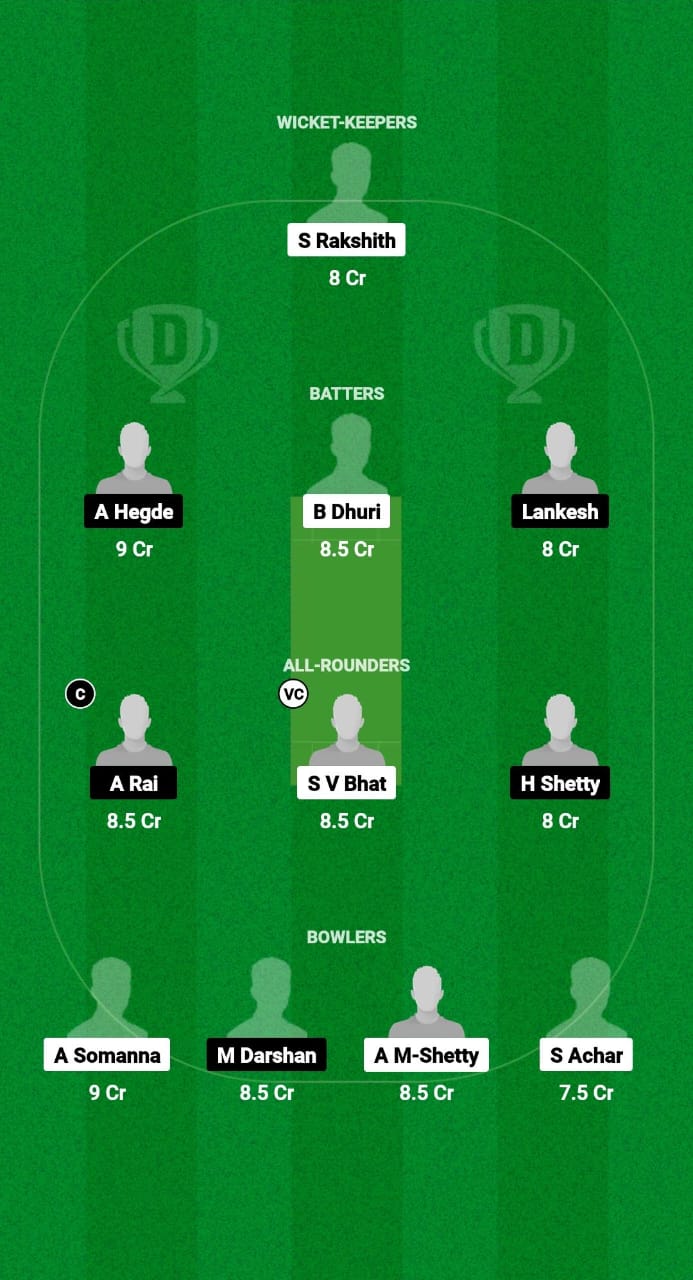 MTM vs UL Dream11 Prediction Fantasy Cricket Tips Dream11 Team Karnataka Coastal Big Bash League T20 2025 