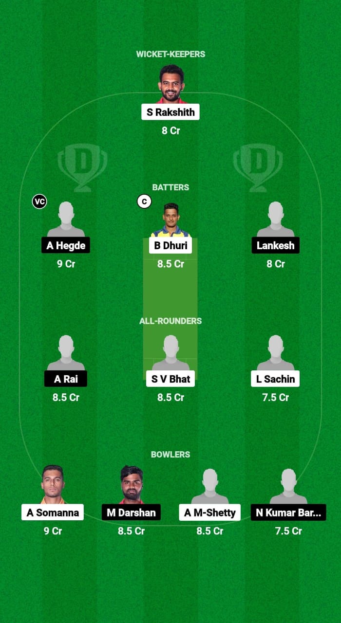 MTM vs UL Dream11 Prediction Fantasy Cricket Tips Dream11 Team Karnataka Coastal Big Bash League T20 2025 