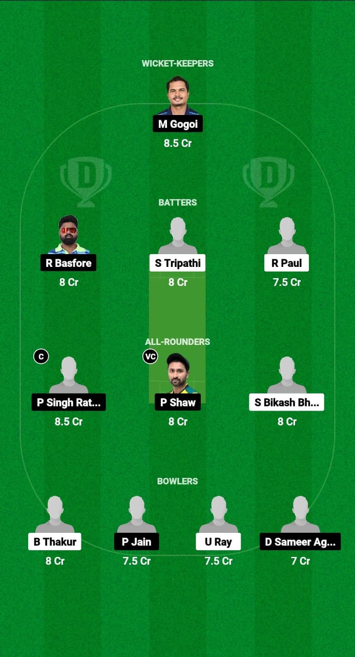 BTC vs BDM Dream11 Prediction Fantasy Cricket Tips Dream11 Team Guwahati Premier League 2025 