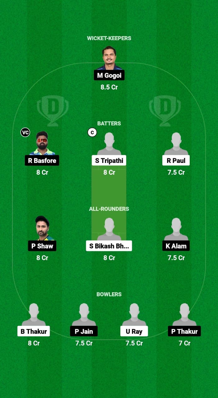 BTC vs BDM Dream11 Prediction Fantasy Cricket Tips Dream11 Team Guwahati Premier League 2025 