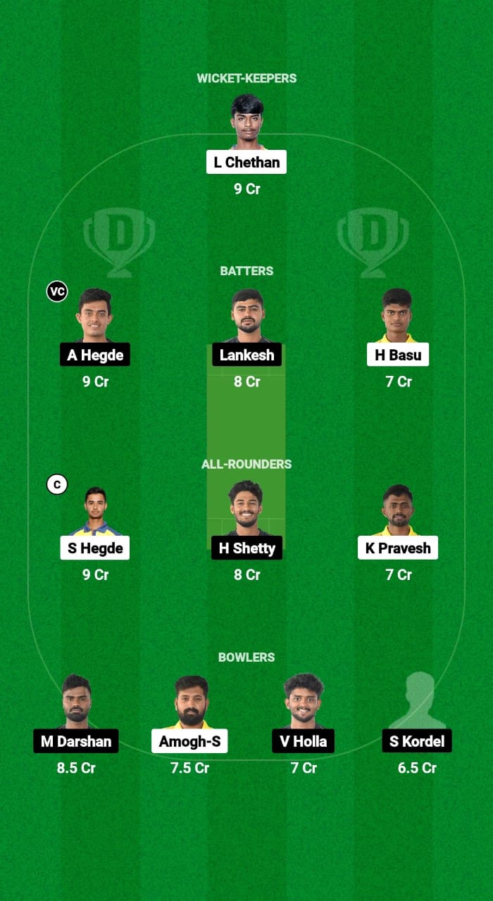 KT vs UL Dream11 Prediction Fantasy Cricket Tips Dream11 Team Karnataka Coastal Big Bash League T20 2025 