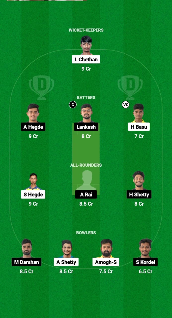 KT vs UL Dream11 Prediction Fantasy Cricket Tips Dream11 Team Karnataka Coastal Big Bash League T20 2025 