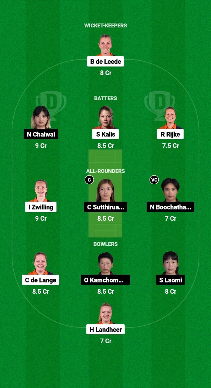 NED-W vs TL-W Dream11 Prediction Fantasy Cricket Tips Dream11 Team Netherlands T20I Women’s Tri-Series 2025 